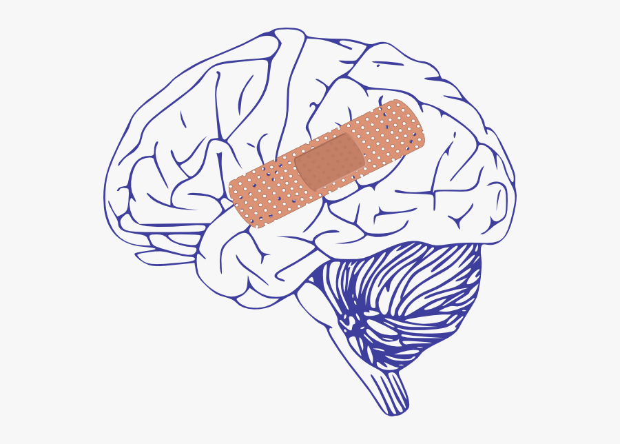 Лечи мозги мозги. Мозг с пластырем. Иллюстрации разрыв мозга.