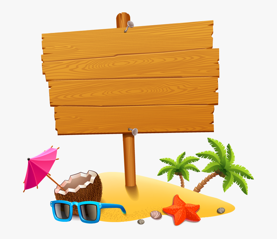 Tourism Summer Beach Vacation Element Free Clipart - Beach Vacation Summer Clipart, Transparent Clipart