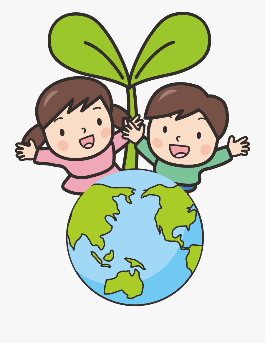Green Big Image Png - Children Green Earth, Transparent Clipart