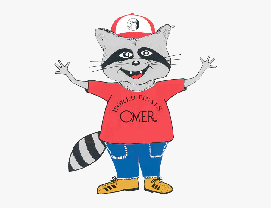 Omer The Racoon Clipart , Png Download - Odyssey Of The Mind Raccoon, Transparent Clipart