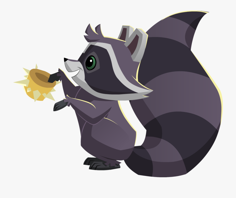 Image Raccoon With A - Animal Jam Spikes Png, Transparent Clipart