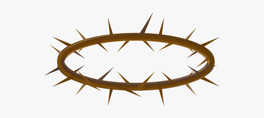 Lent, Crown, Thorns, Easter, Cross, Holy, Passion - Crown Of Thorns Clear Background, Transparent Clipart