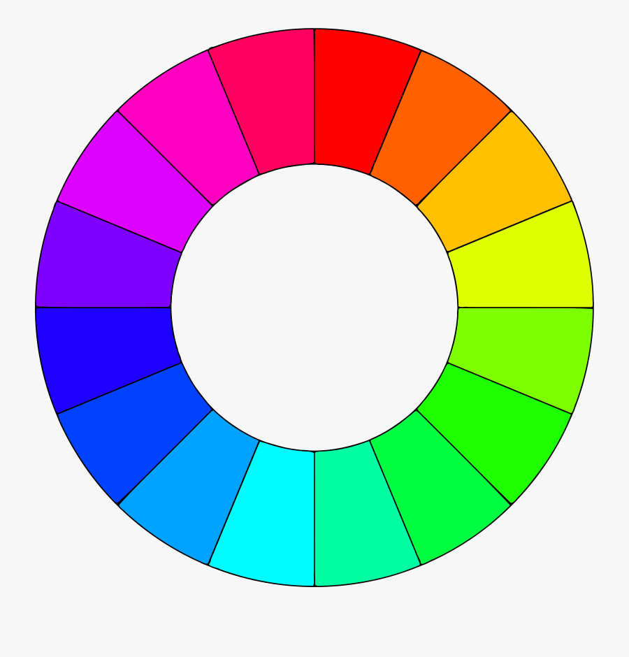 Color Wheel Big Image - Color Wheel 16 Colors, Transparent Clipart