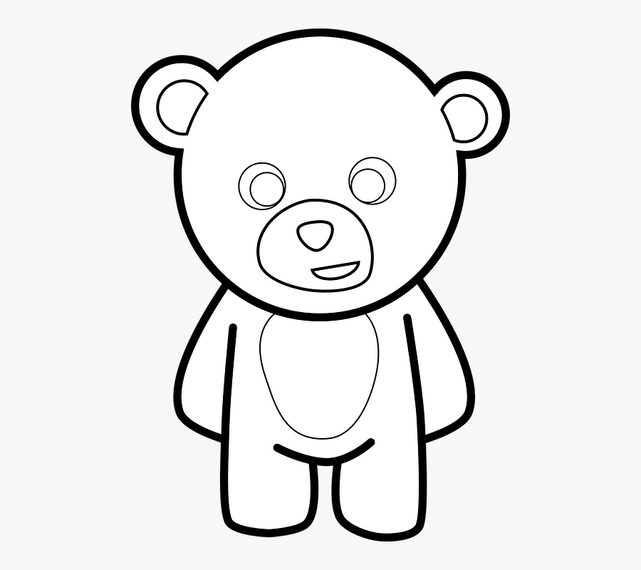 teddy bear outline