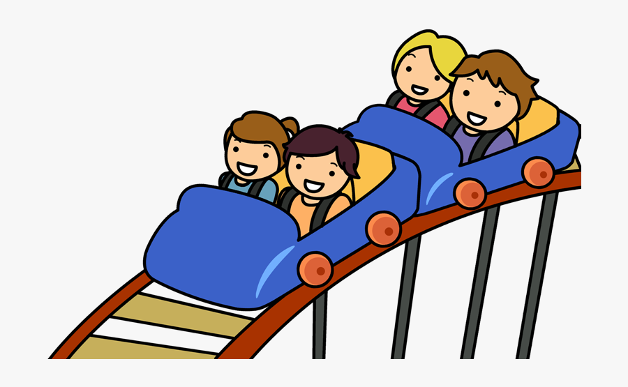 Rollercoaster Clipart Cartoon - Ride A Roller Coaster Clipart, Transparent Clipart