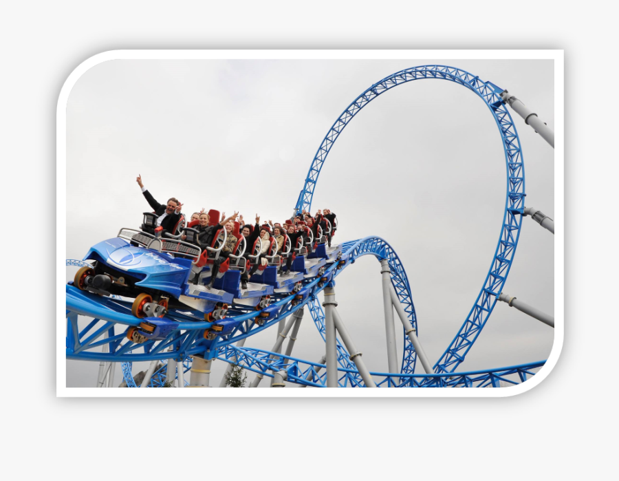 Rollercoaster Video Zoom - Bana Hills Amusement Park, Transparent Clipart
