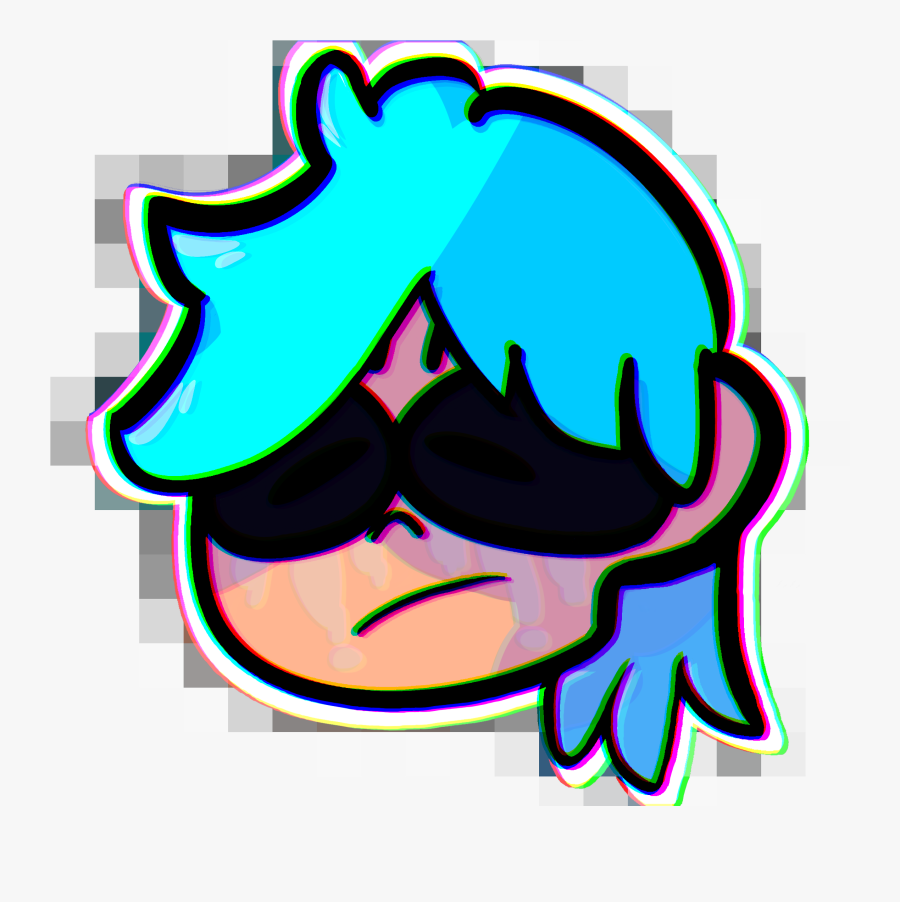 Fan Artdrew 2d Crying - Fanart 2d Gorillaz Anime, Transparent Clipart