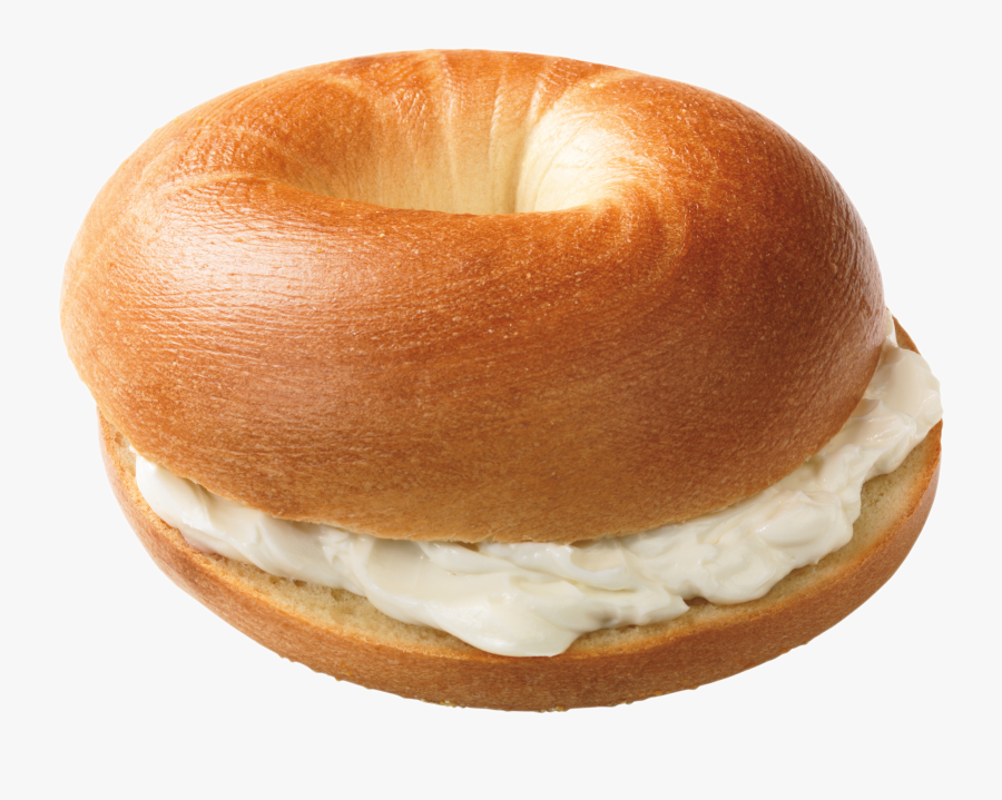 Bagel With Cream Cheese Png, Transparent Clipart