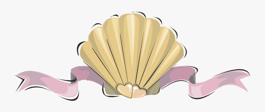 Transparent Shell Clipart Png - Pearl Shell Cartoon Png, Transparent Clipart