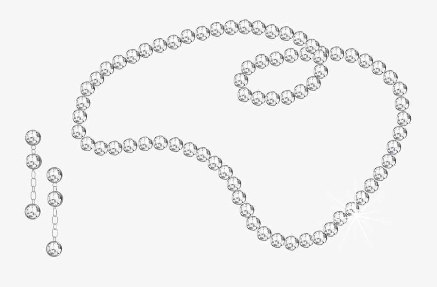 Pearl Necklace Stock Black And White - String Of Pearls Clipart, Transparent Clipart