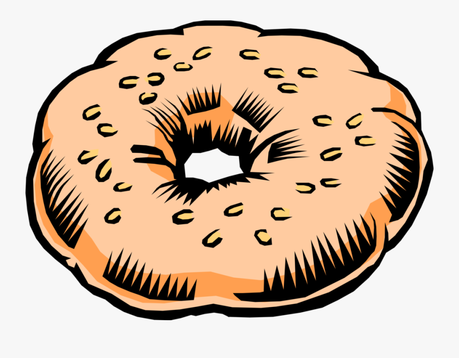 Graphic Free Download Bread Product Image Illustration - Bagel Clipart Transparent Background, Transparent Clipart