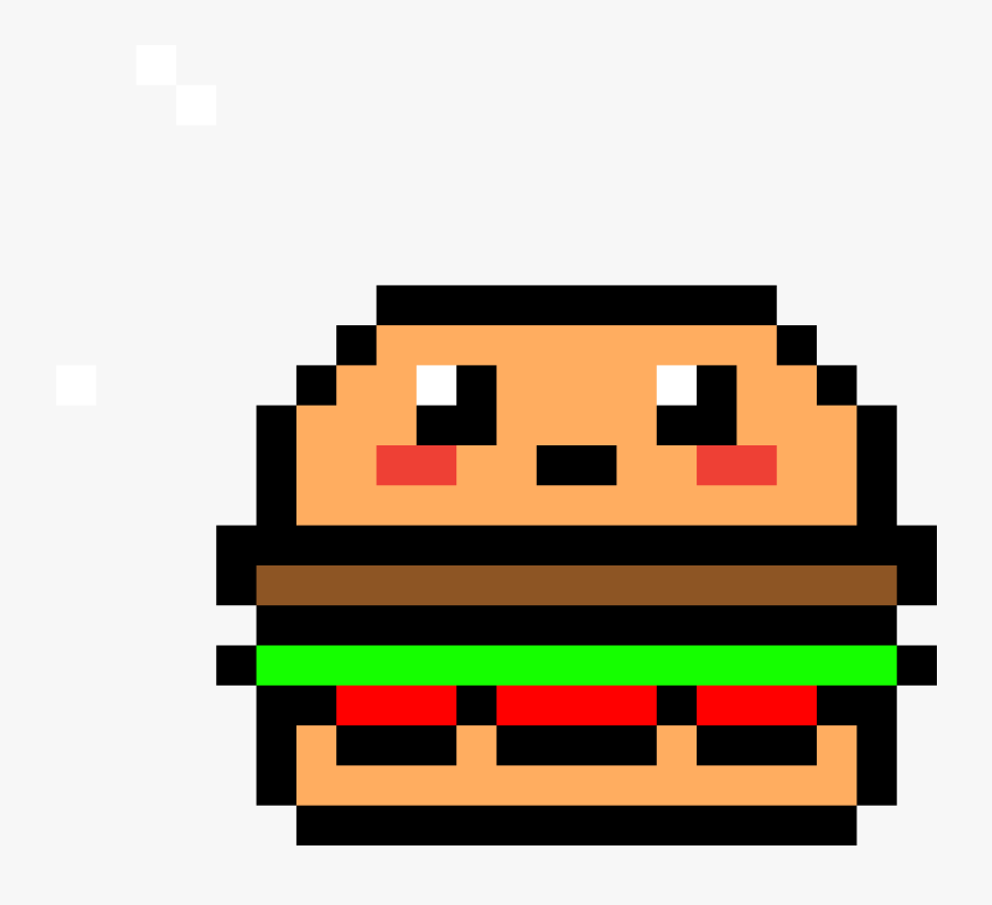 Png Royalty Free Bagel Drawing Pixel Art - Kawaii Burger Pixel Art, Transparent Clipart