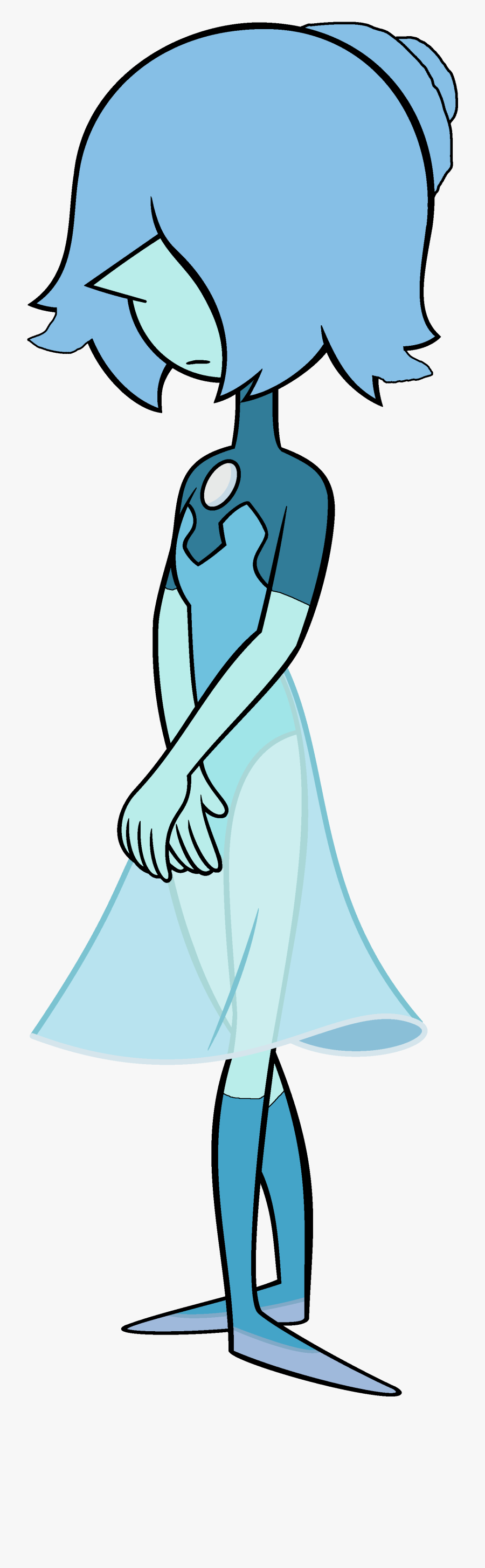 Blue Pearl New Form - Steven Universe Blue Pearl Outfits, Transparent Clipart