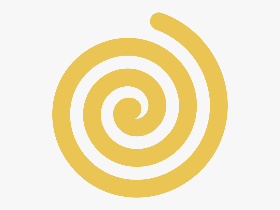 Yellow Gold Spiral Clip Art At Clker - Gold Spiral, Transparent Clipart