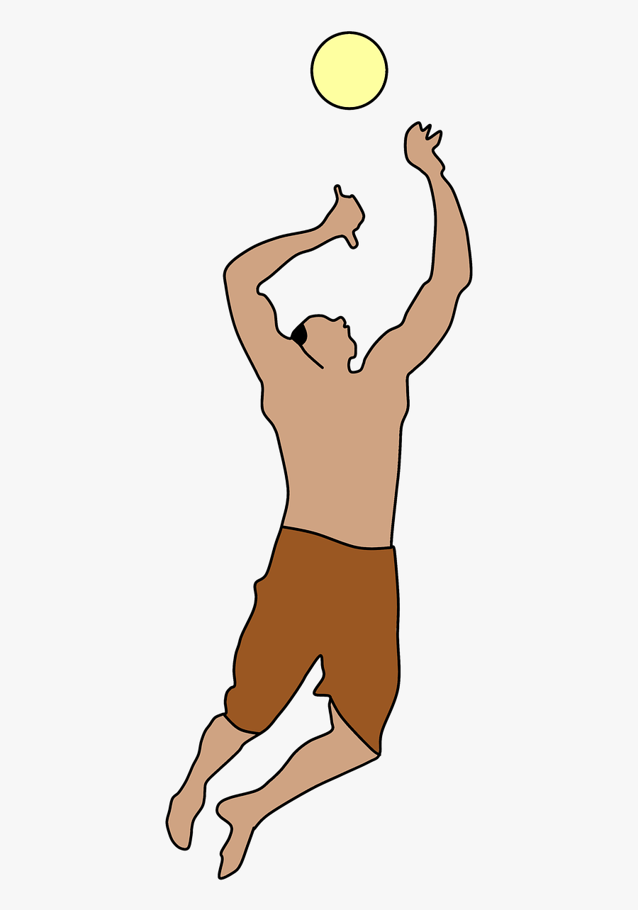 Collection Of Animated Volleyball - Personas Jugando Voleibol Png, Transparent Clipart