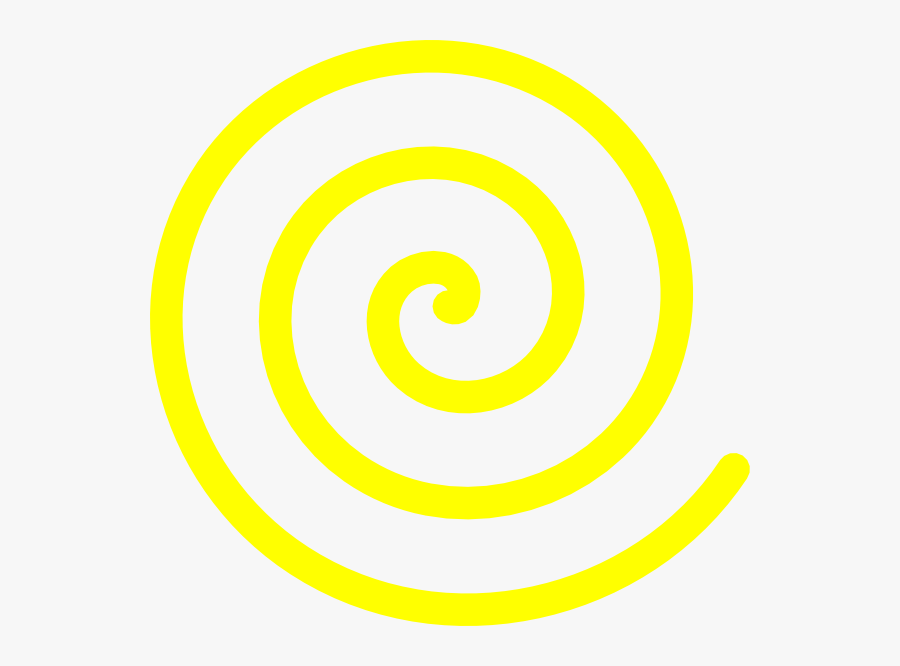 Yellow Sun Spiral Clipart - Yellow Spirals, Transparent Clipart