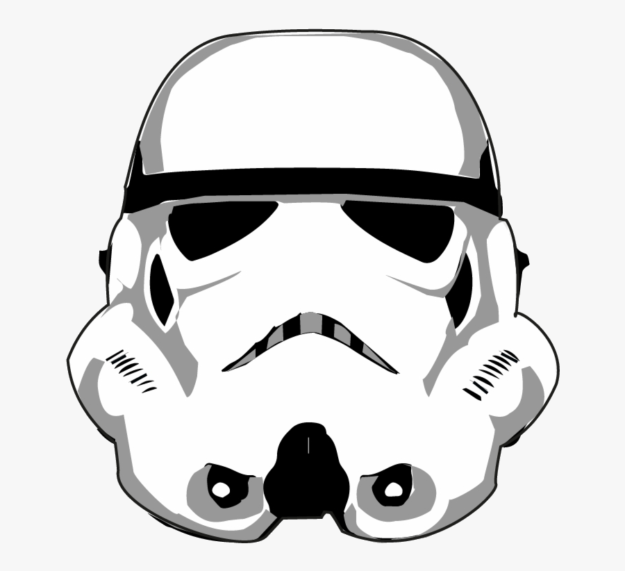 Stormtrooper Esb-boba Luke Star Wars New Hope Transparent - Stormtrooper Head Transparent Background, Transparent Clipart