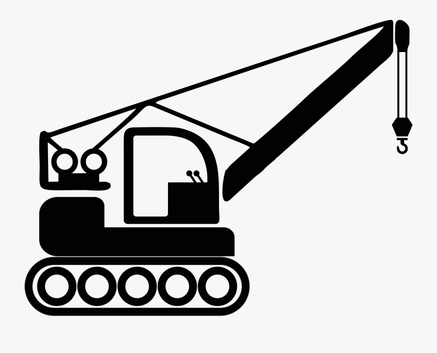 Jpg Freeuse Download Crane Clipart Crawler Crane - Crane, Transparent Clipart