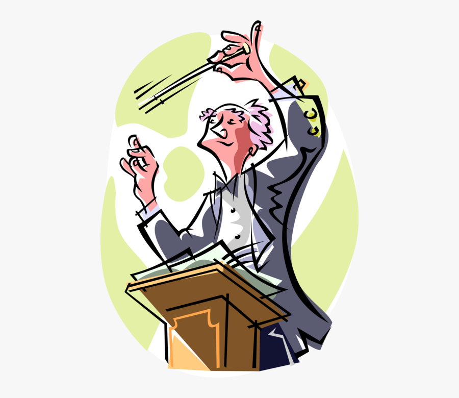 Clip Art Orchestra Conductor Clipart - Clip Art, Transparent Clipart