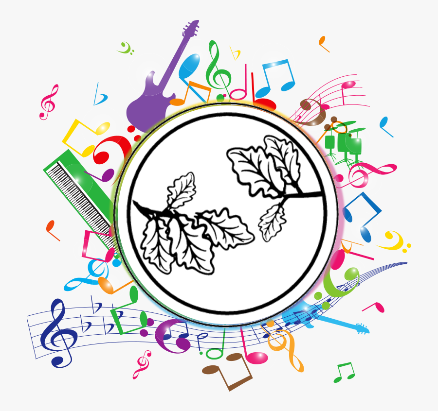 Music Logo - Border Transparent Music Background Clipart, Transparent Clipart