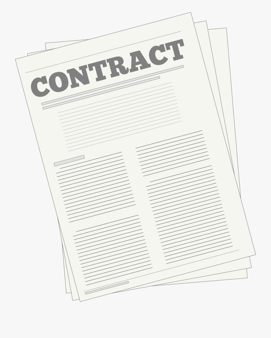 Contractor Clipart - Contract Clipart Transparent Background, Transparent Clipart