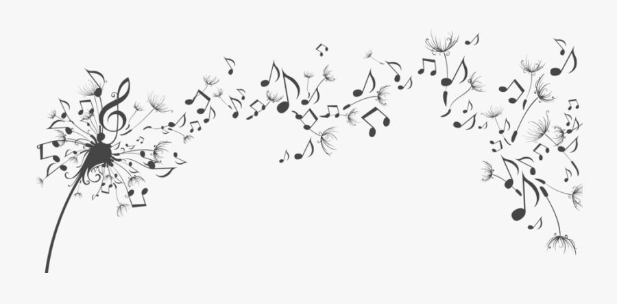 Musical Png Transparent - Music Dandelion, Transparent Clipart
