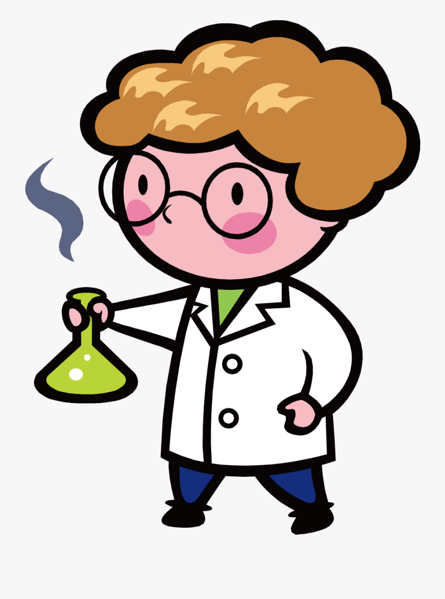 School Detention Clipart - Science Characters, Transparent Clipart