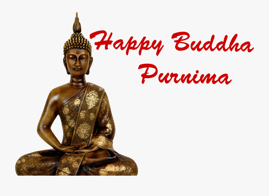 Happy Buddha Purnima Png Photo - Thai Buddha Statue Design, Transparent Clipart