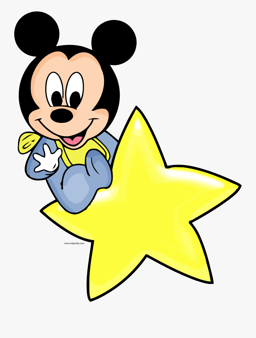 Servicekraft Clipart Frisch Unique Baby Star Pastel - Mickey Mouse Baby Disney Png, Transparent Clipart