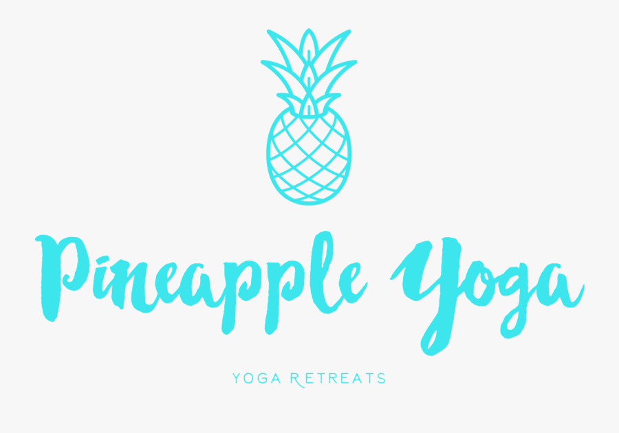 Clip Art Retreats - Yoga Pineapple, Transparent Clipart