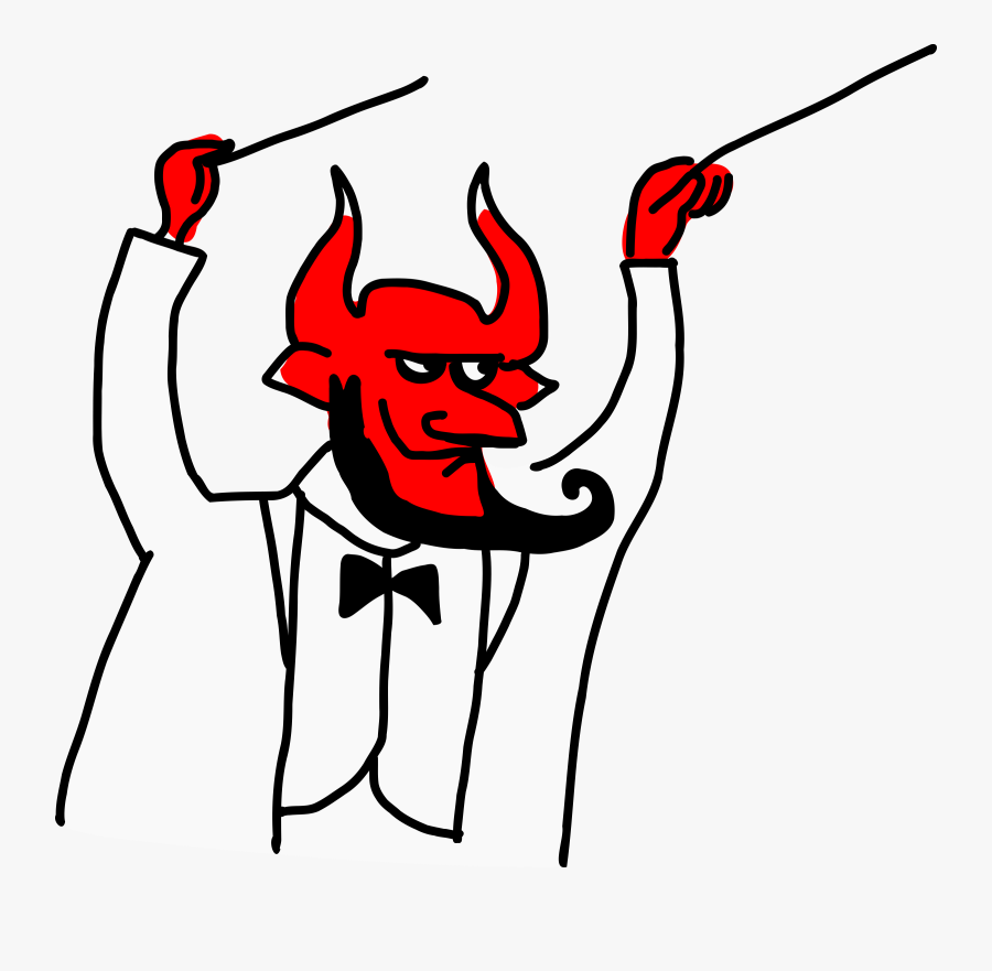 And Satan Leads The Concert Icons Png - Satan Png, Transparent Clipart