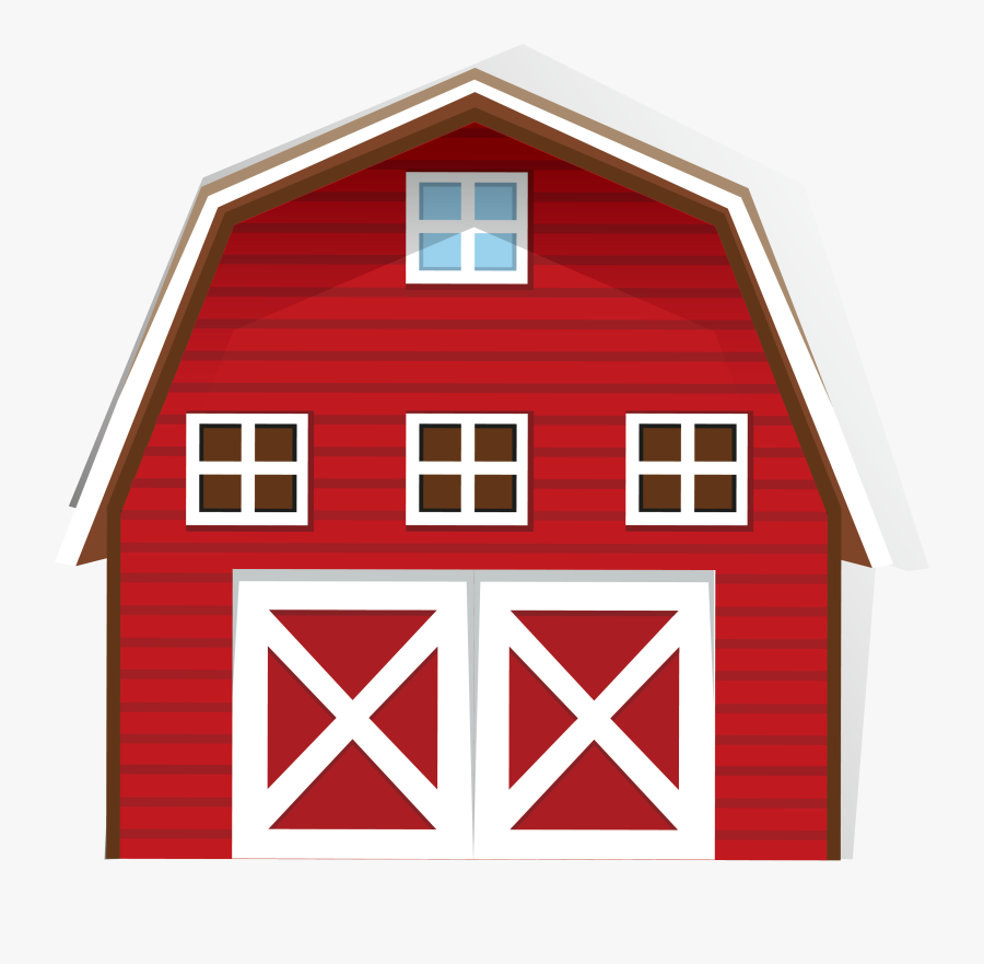 Transparent Farm Clipart - Farm House Clip Art, Transparent Clipart