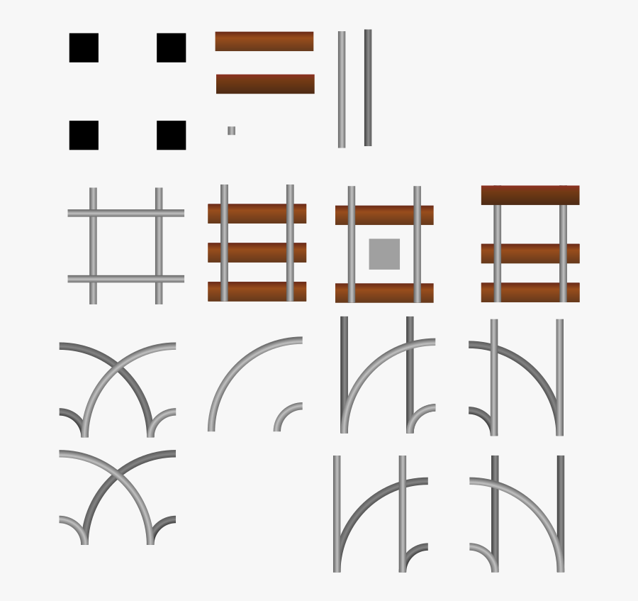 Square,angle,symmetry - Railroad Tie Clipart, Transparent Clipart