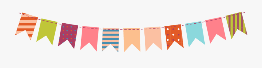 Paper Party Clip Art - Fall Bunting Png, Transparent Clipart
