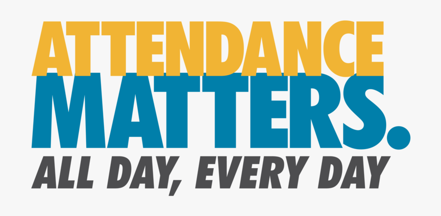 School Attendance Matters, Transparent Clipart