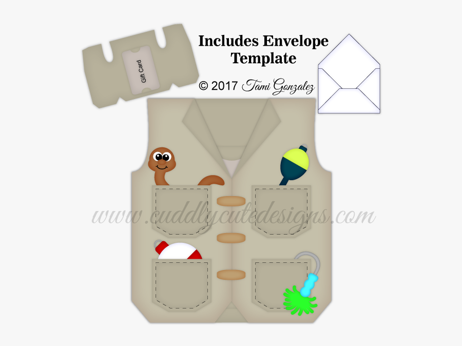 Download Fishing Vest Card , Free Transparent Clipart - ClipartKey