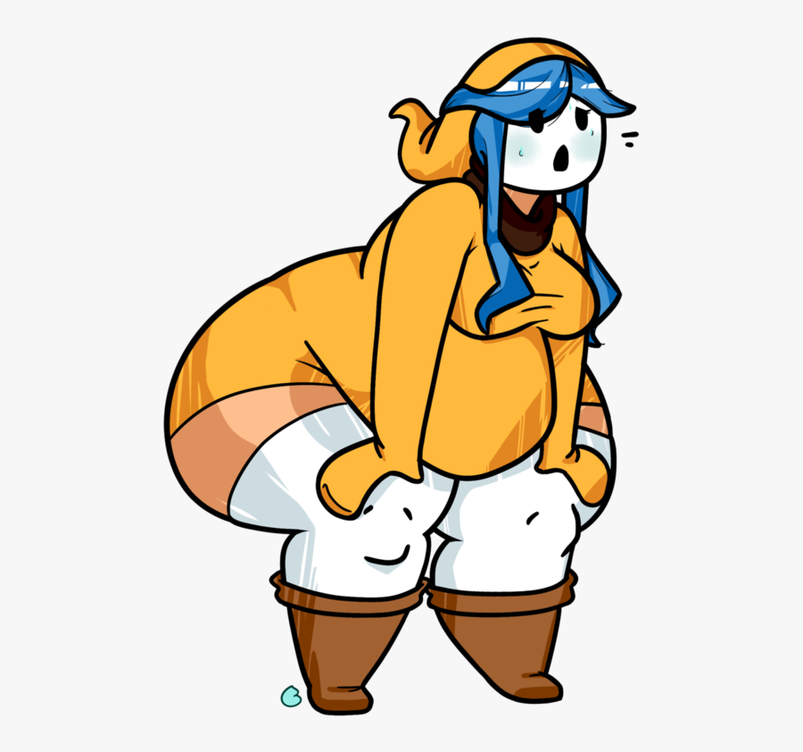 Shygirl By Biasty - Shy Gal Butt Inflation, Transparent Clipart