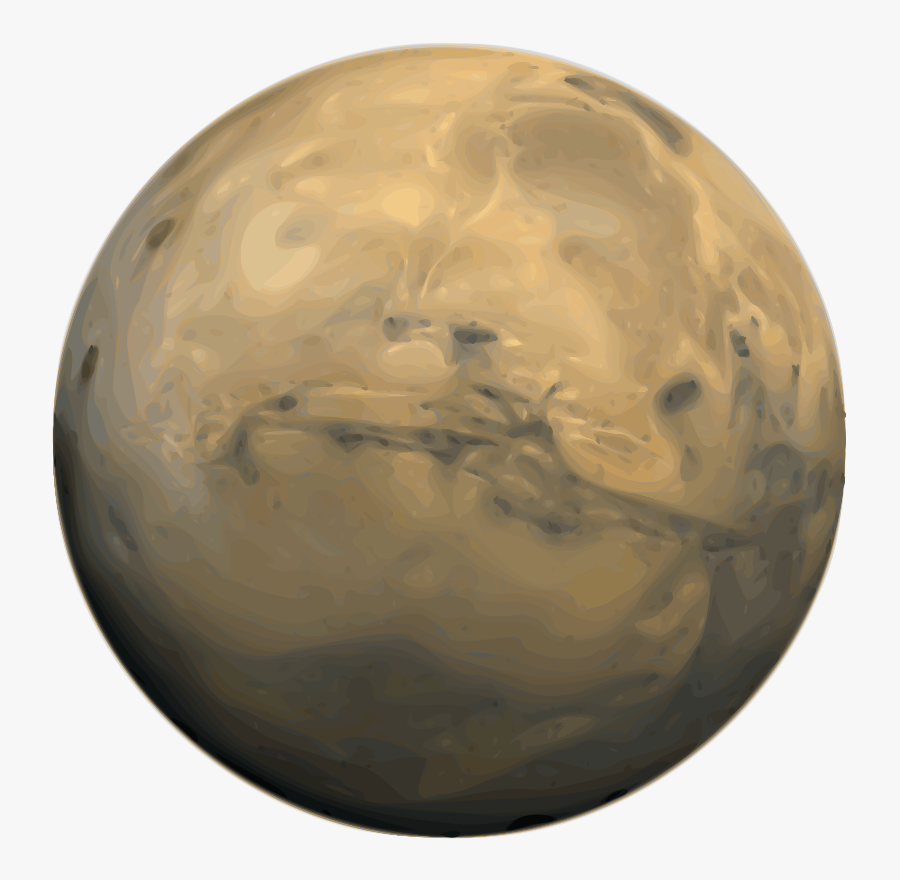 Planet Mars, Transparent Clipart