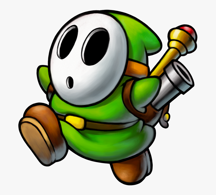 Unknown Shy Guy - Mario And Luigi Shy Guy, Transparent Clipart