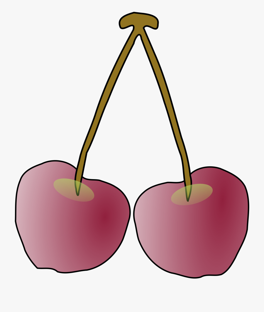 Transparent Cherries Png - Cartoon Cherry Fruit Cherry, Transparent Clipart