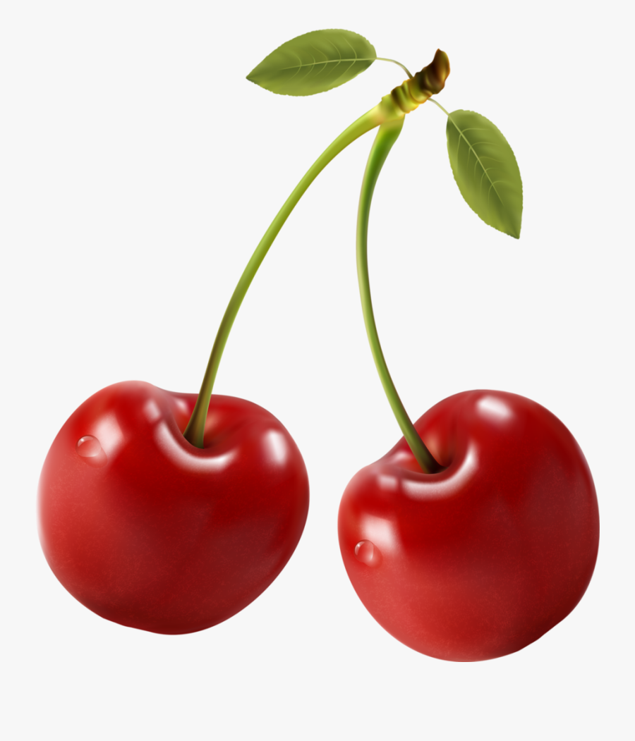 Cherries Food Clipart, Perfect Food, Printing Labels, - Red Cherry, Transparent Clipart