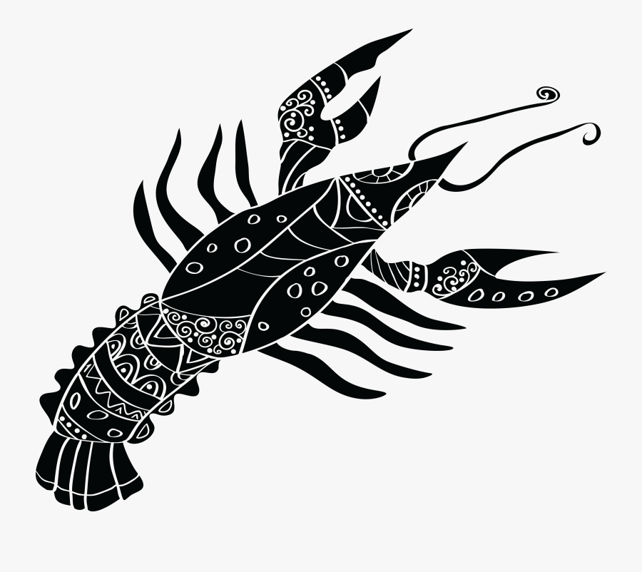 Free Clipart Of A Horoscope Astrology Zodiac Cancer - Lobster Horoscope, Transparent Clipart
