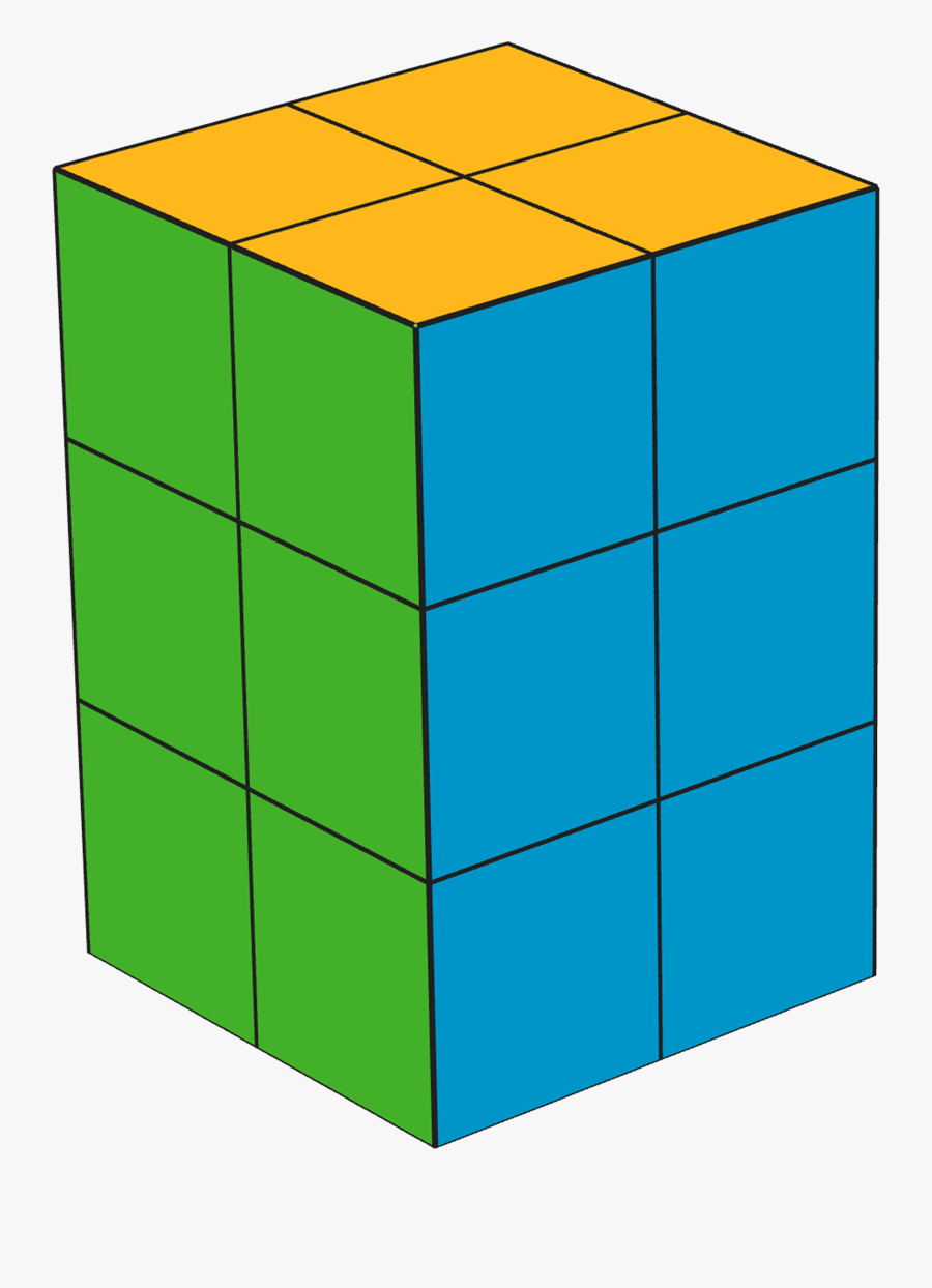 Buildings Clipart Cube - Rectangular Prism Cubes, Transparent Clipart