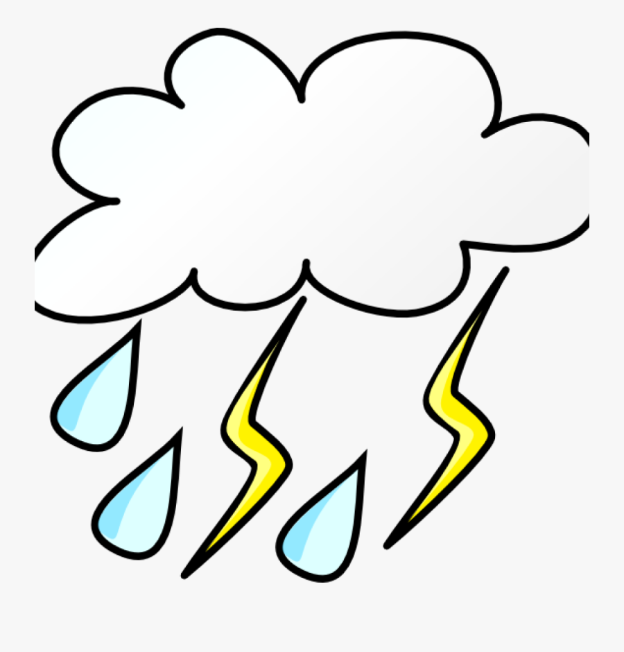 Storm Cloud Clipart Weather Clip Art At Clker Vector - Rainy Weather Symbol, Transparent Clipart