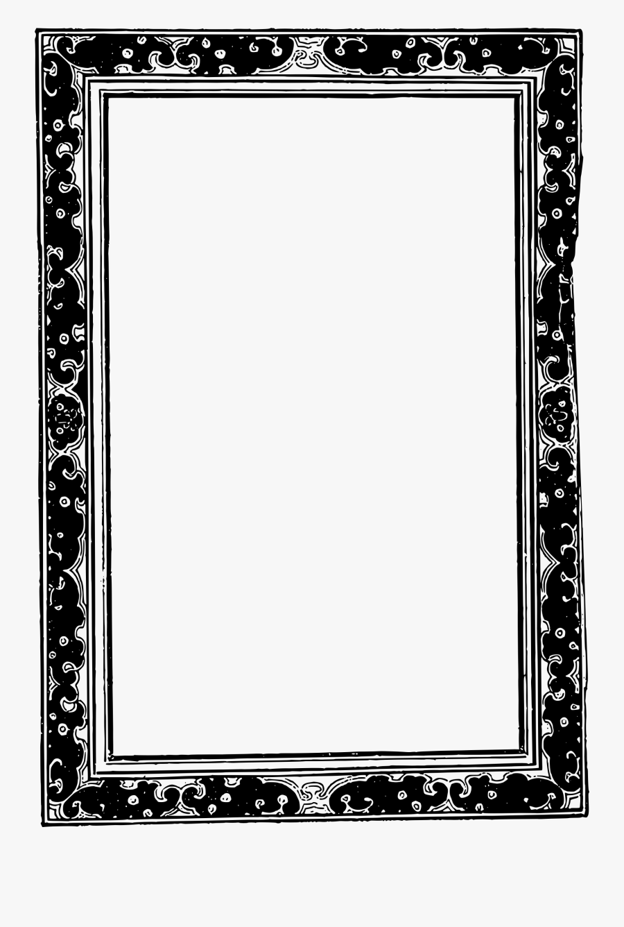 Asians Clipart Frame - Mirror Frame Vector Png, Transparent Clipart