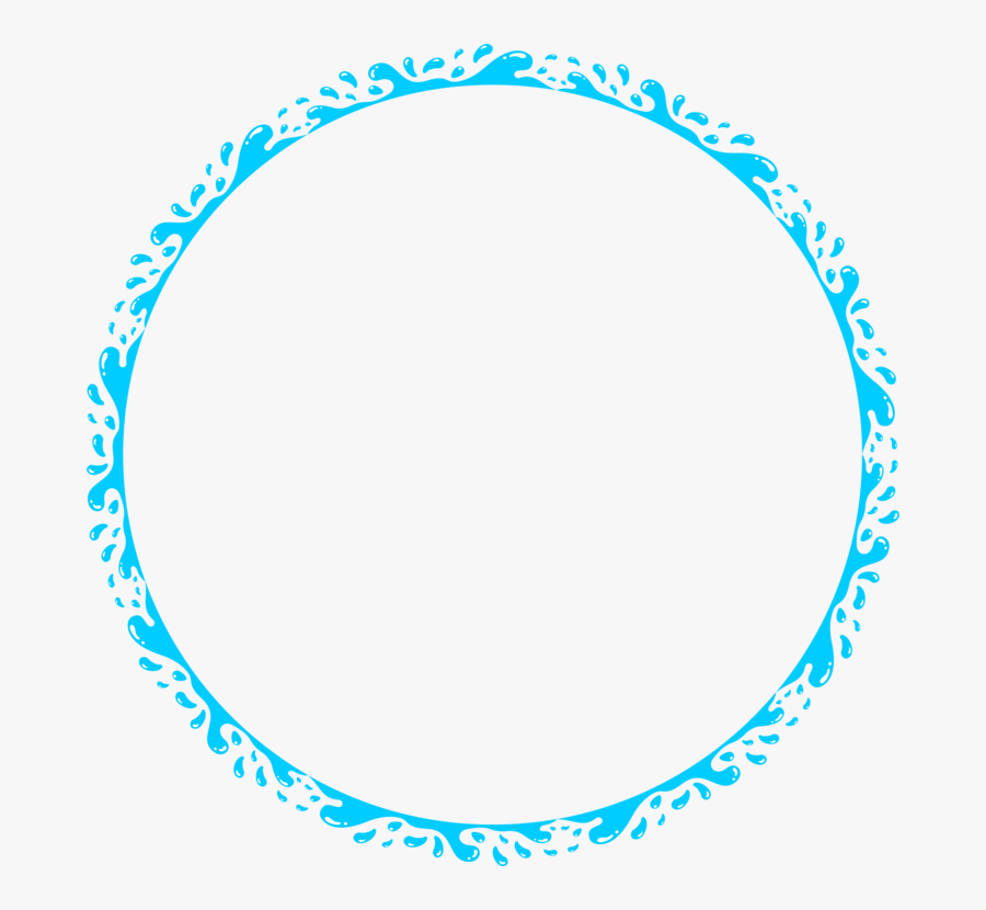 Blue Circle Frame Vector Clipart Frame Blue Circle - Blue Circle Border Png, Transparent Clipart