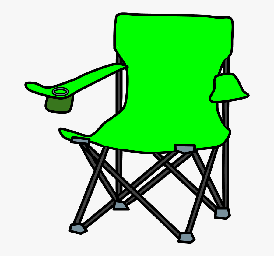 Transparent Folding Chair Clipart - Camping Chair Clipart, Transparent Clipart