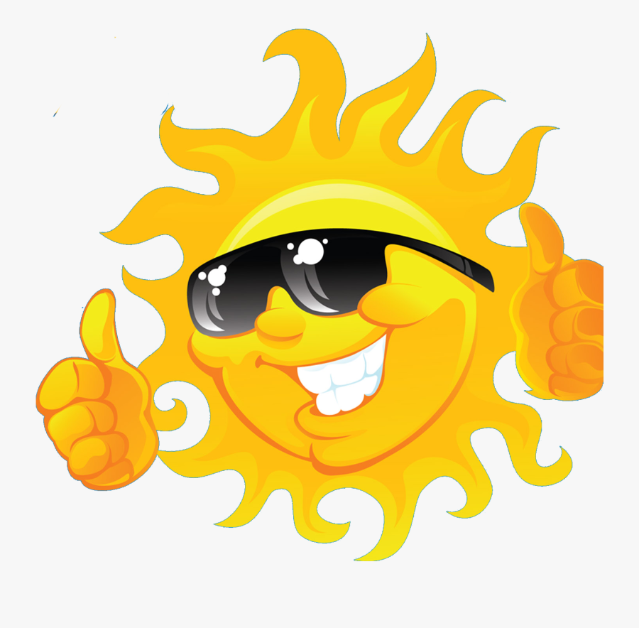 Sunshine Clip Art Summer Camp - Sun With Sunglasses Logo, Transparent Clipart