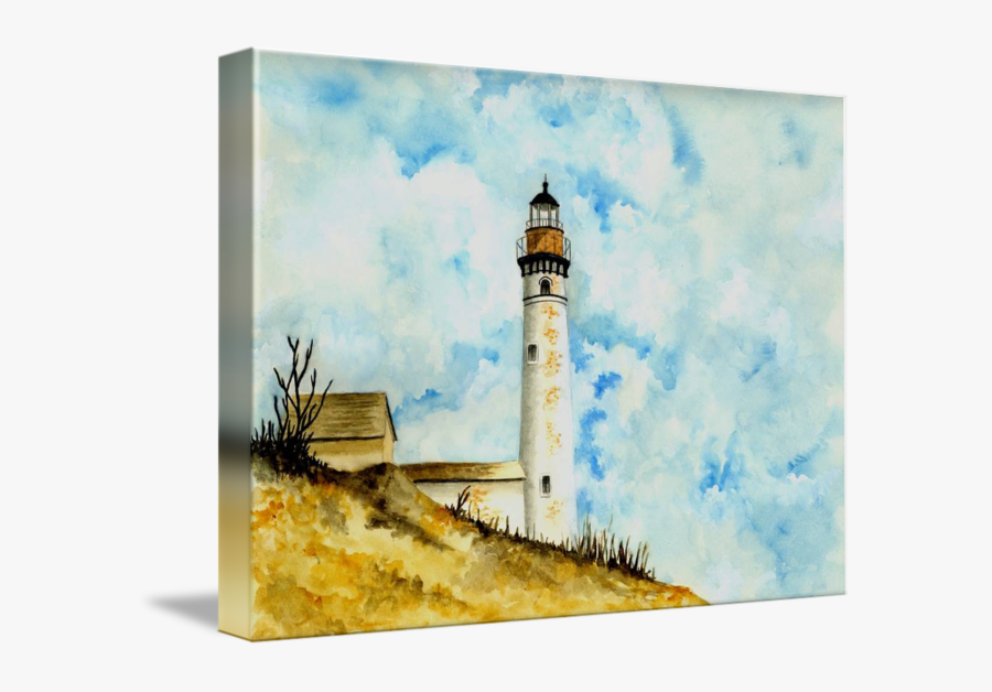 Clip Art Collection Of Free Painting - Lighthouse, Transparent Clipart