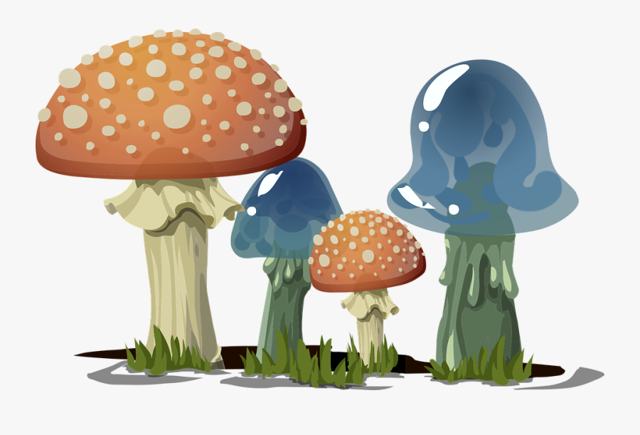 Mushroom Free To Use Clipart - Happy Birthday Mushrooms, Transparent Clipart